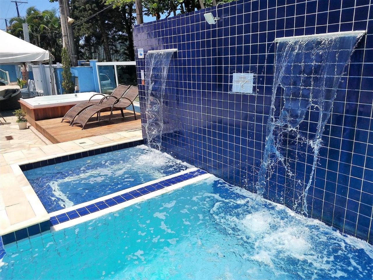 Pousada Vistazul - Piscina Climatizada - Pe Na Areia Bertioga Eksteriør bilde