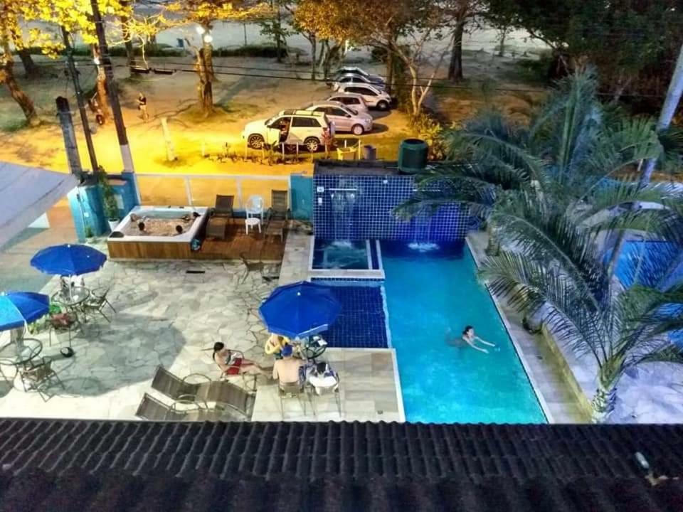 Pousada Vistazul - Piscina Climatizada - Pe Na Areia Bertioga Eksteriør bilde